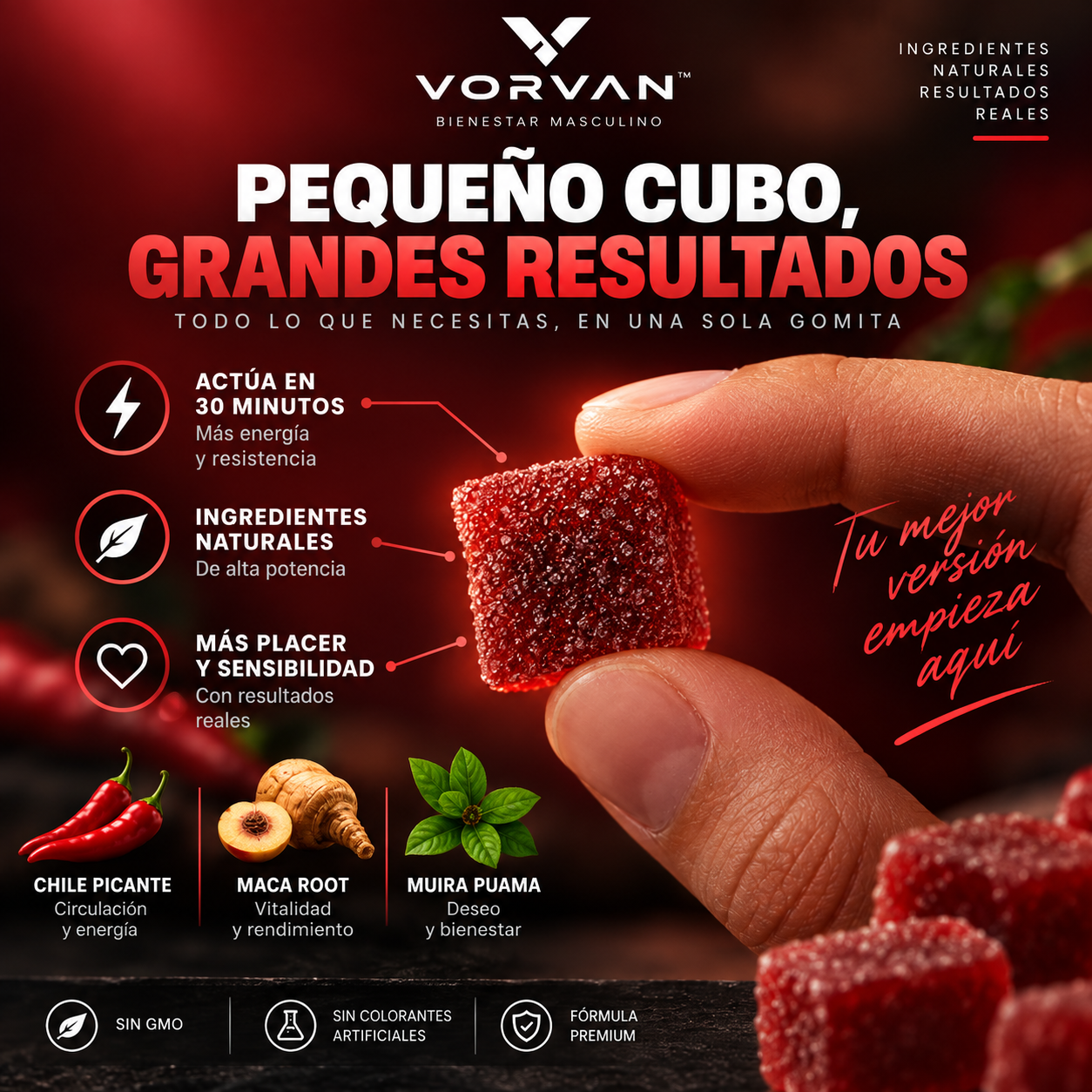 Vorvan ™ | Gomitas de Fuego - Enciende la llama
